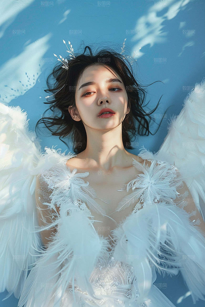 天使女神美女人物摄影图