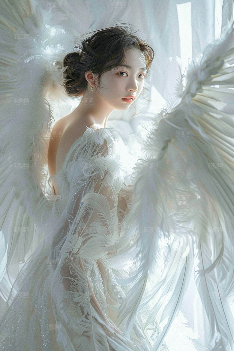 天使女神仙女唯美摄影图