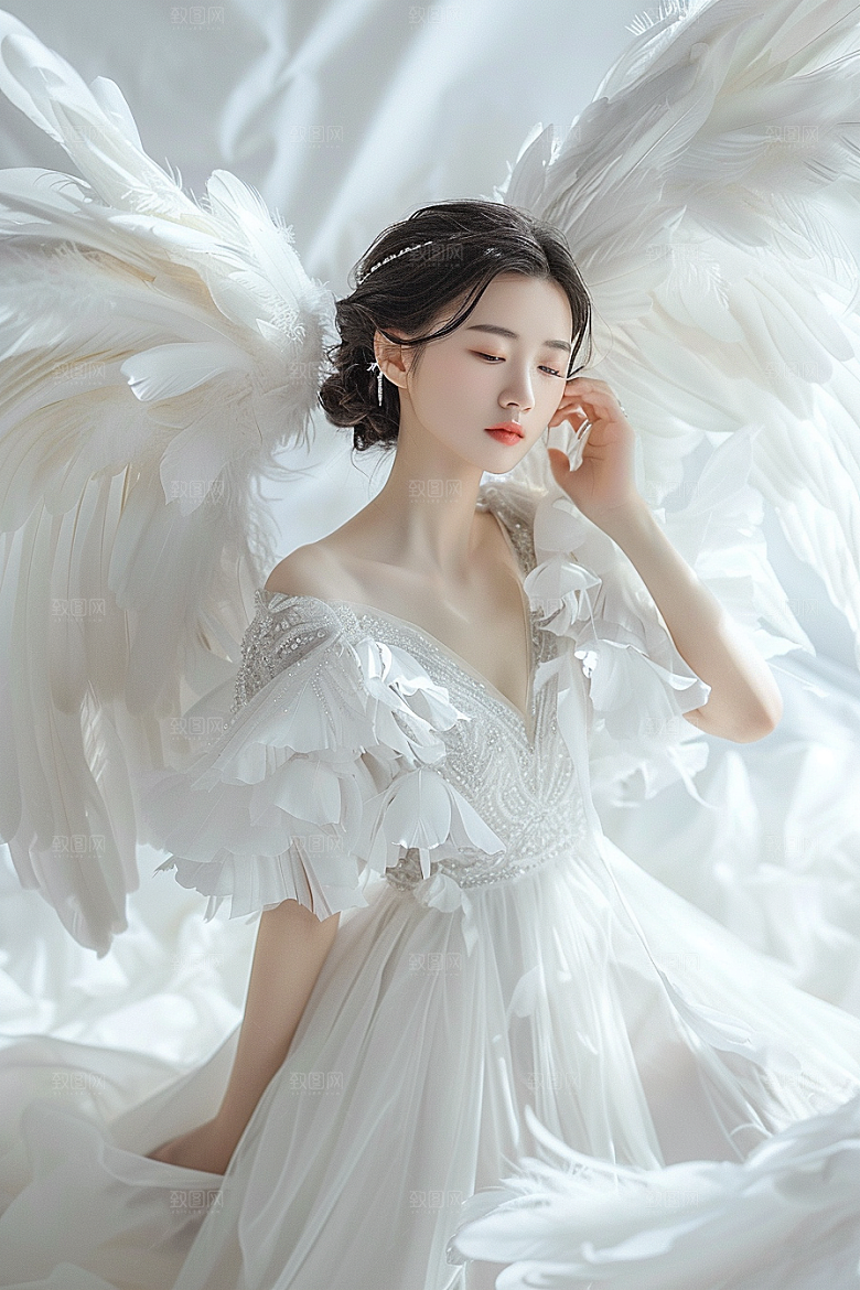 天使女神人物高清摄影图