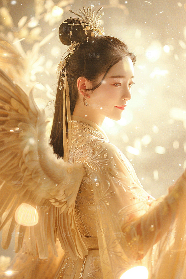 天使女神仙女人物摄影图