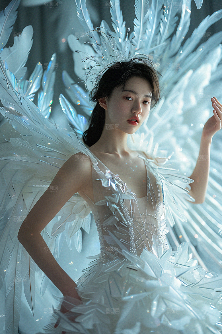 天使女神梦幻唯美摄影图