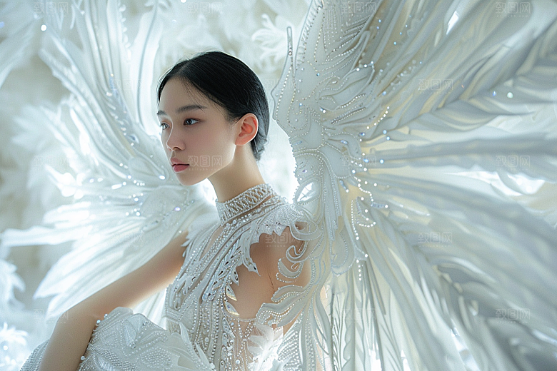 天使女神唯美梦幻摄影图