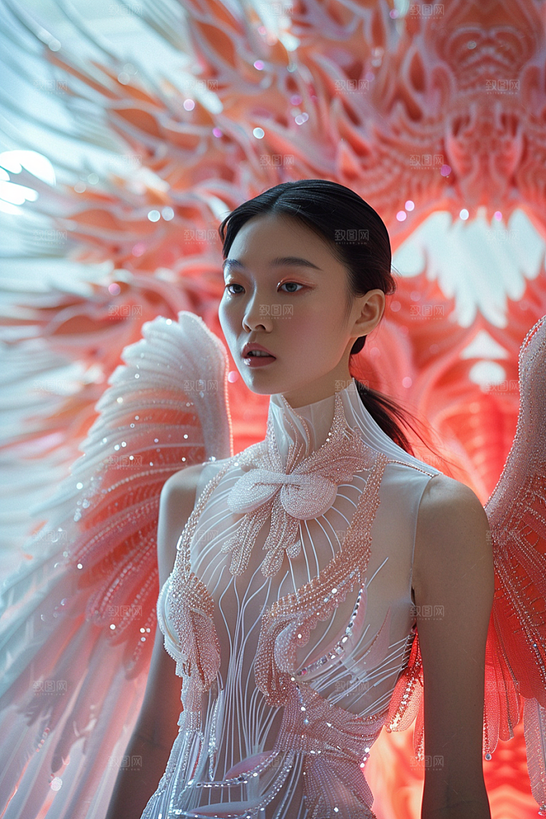 天使女神纯洁梦幻摄影图