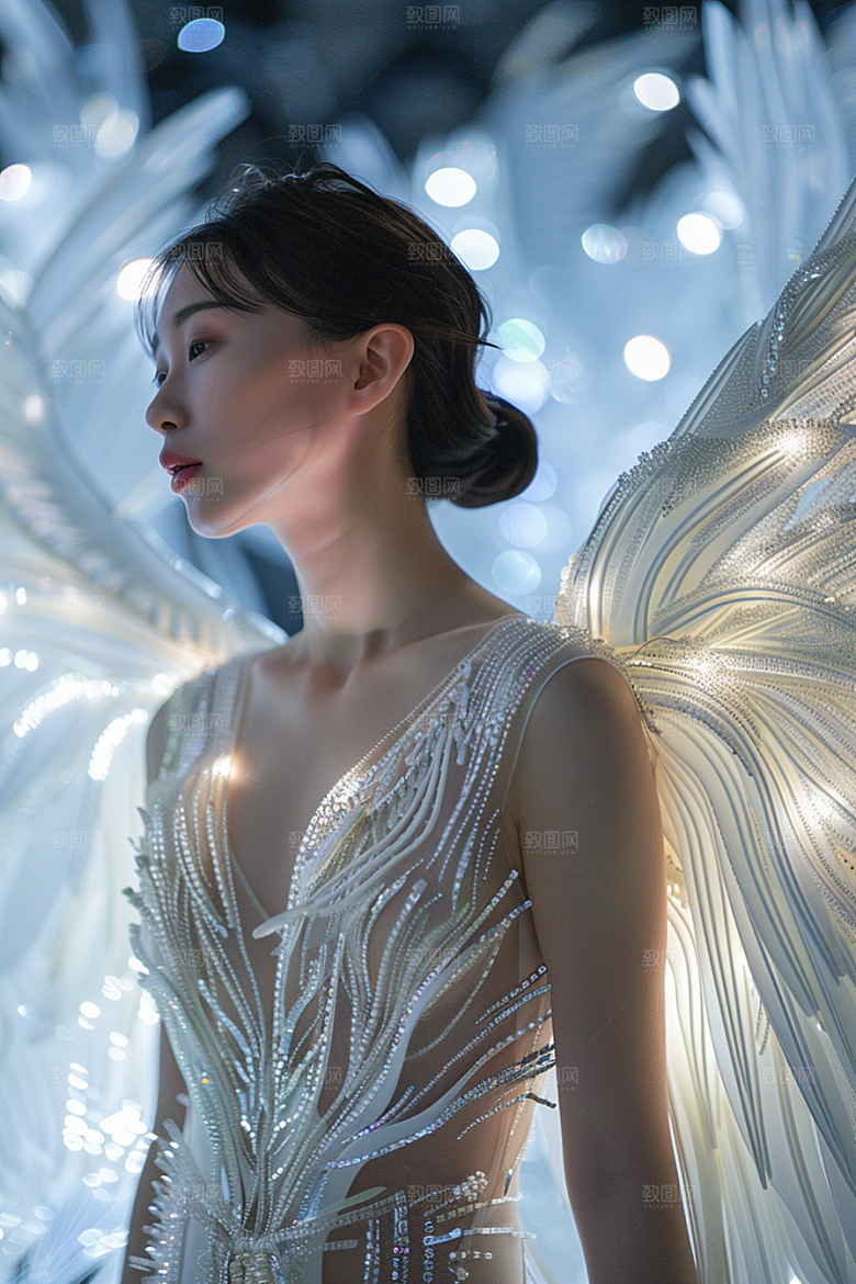 天使女神梦幻清新摄影图