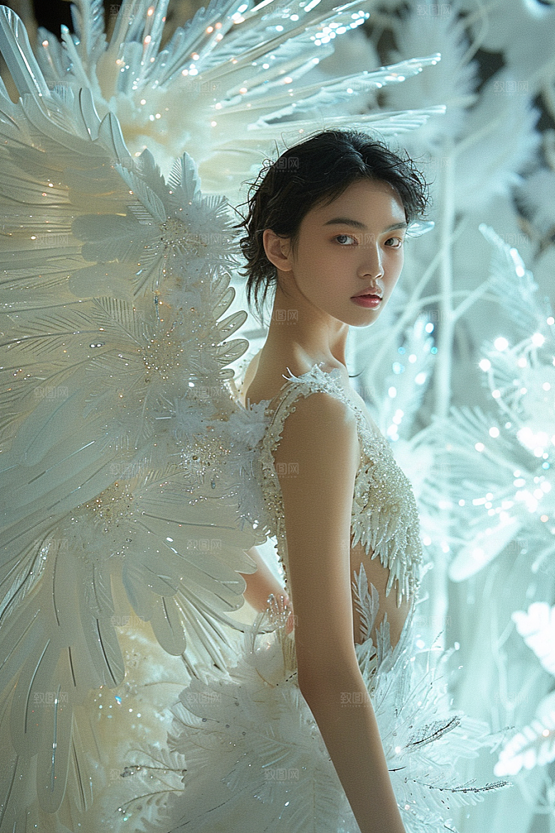 天使女神仙女清新摄影图