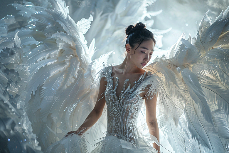天使女神美女人物摄影图