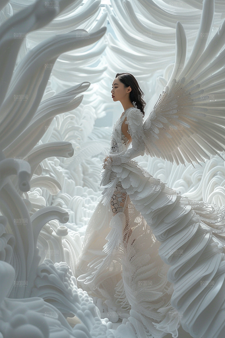 天使女神高清梦幻摄影图