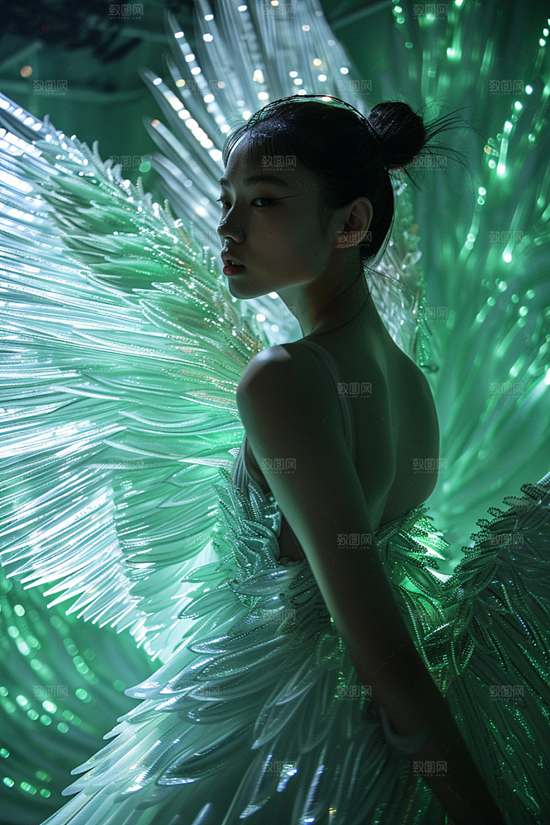天使女神仙女美女摄影图