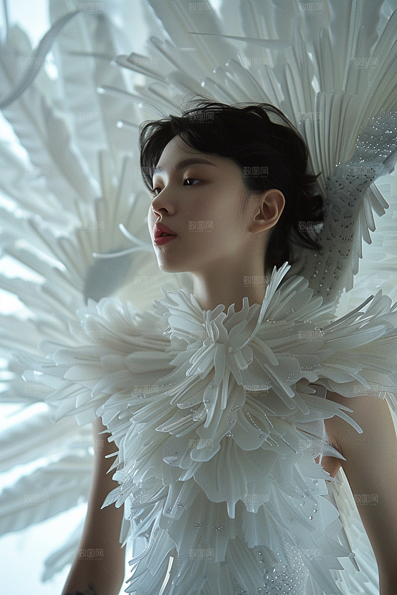 天使女神高清清新摄影图