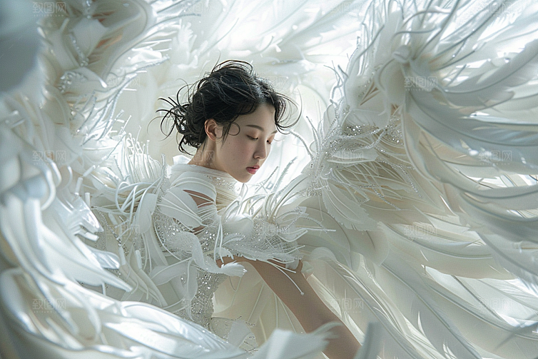 天使女神梦幻高清摄影图