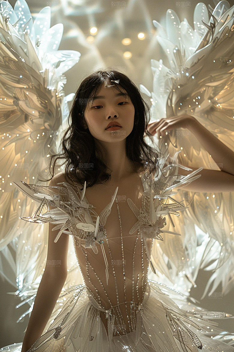 天使女神梦幻清新摄影图
