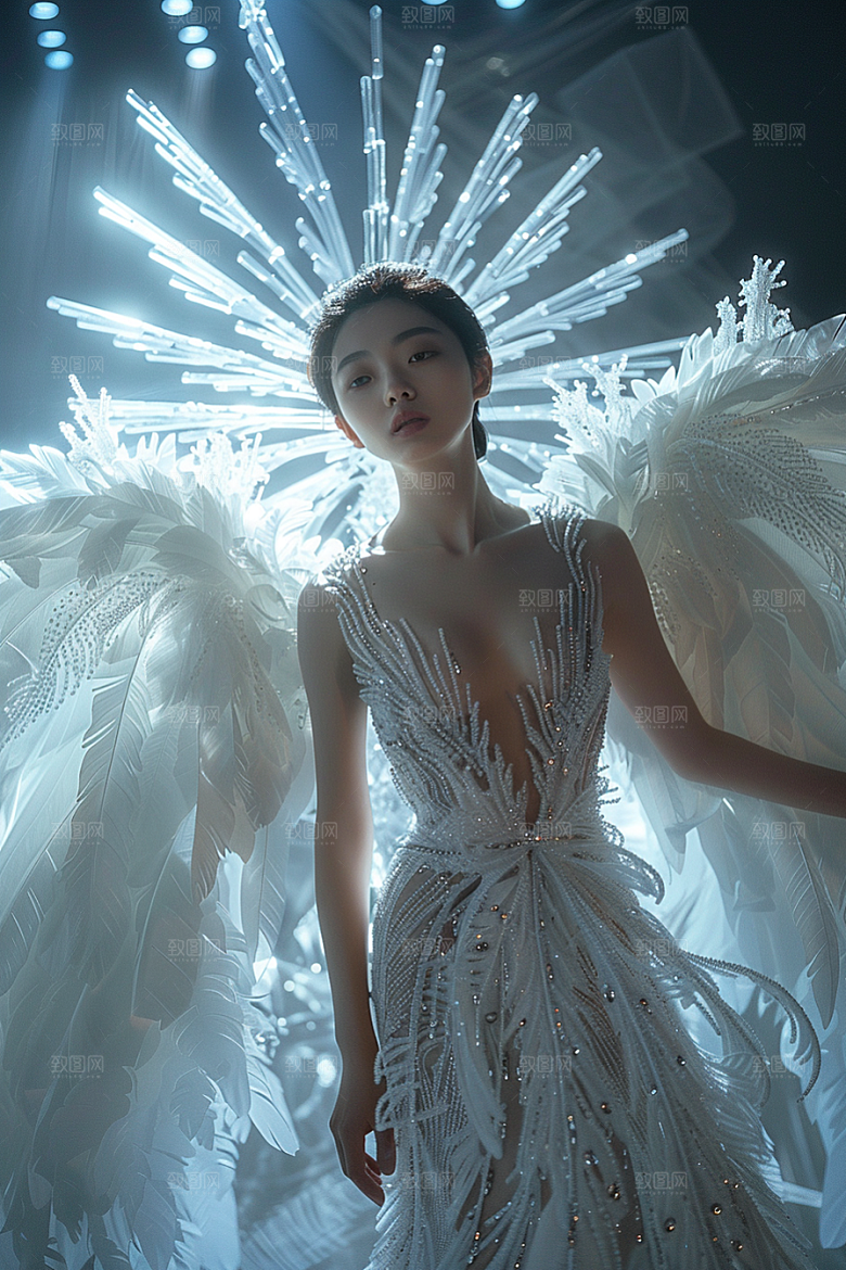 天使女神梦幻唯美摄影图