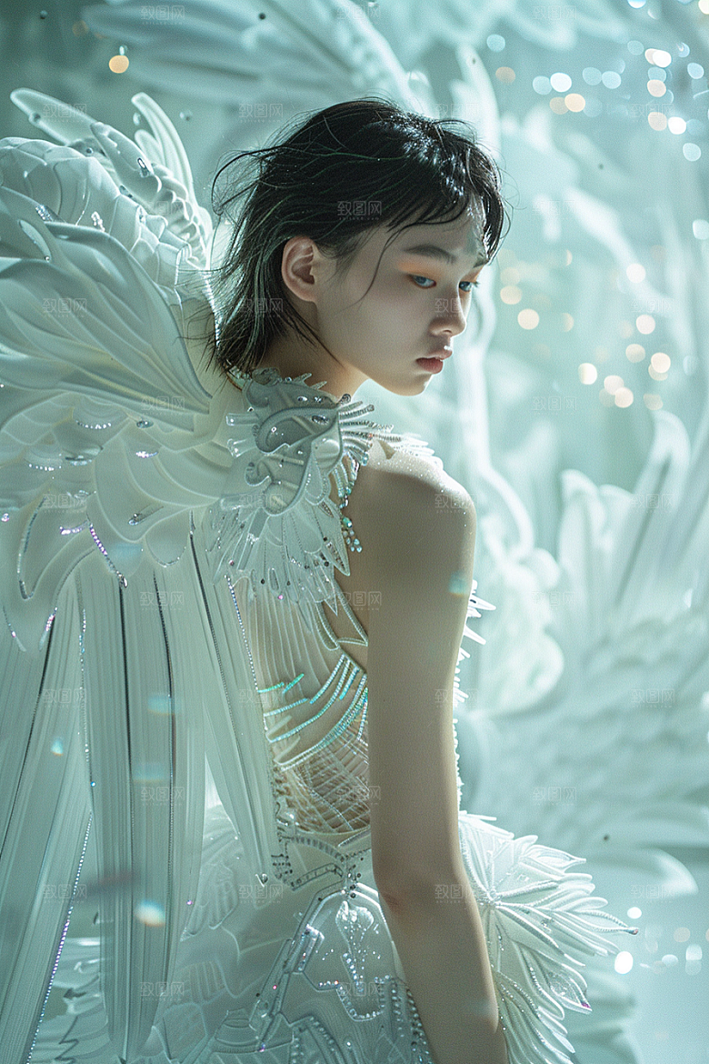 天使女神唯美梦幻摄影图
