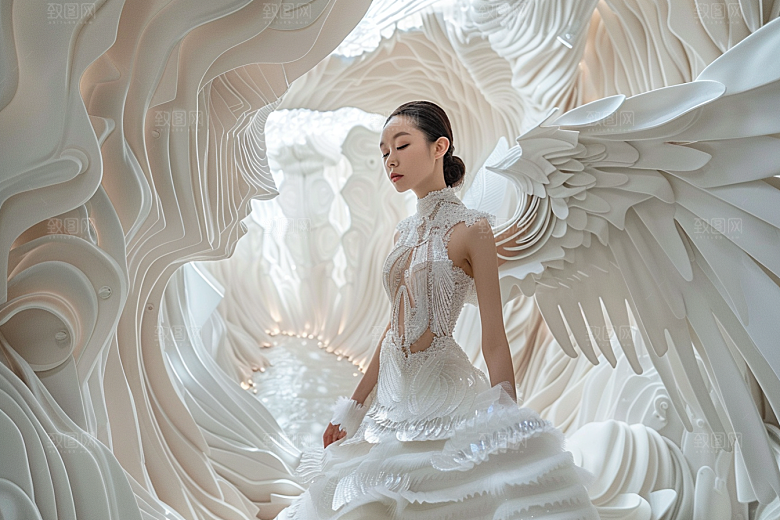 天使女神唯美高清摄影图