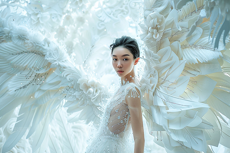 天使女神梦幻高清摄影图
