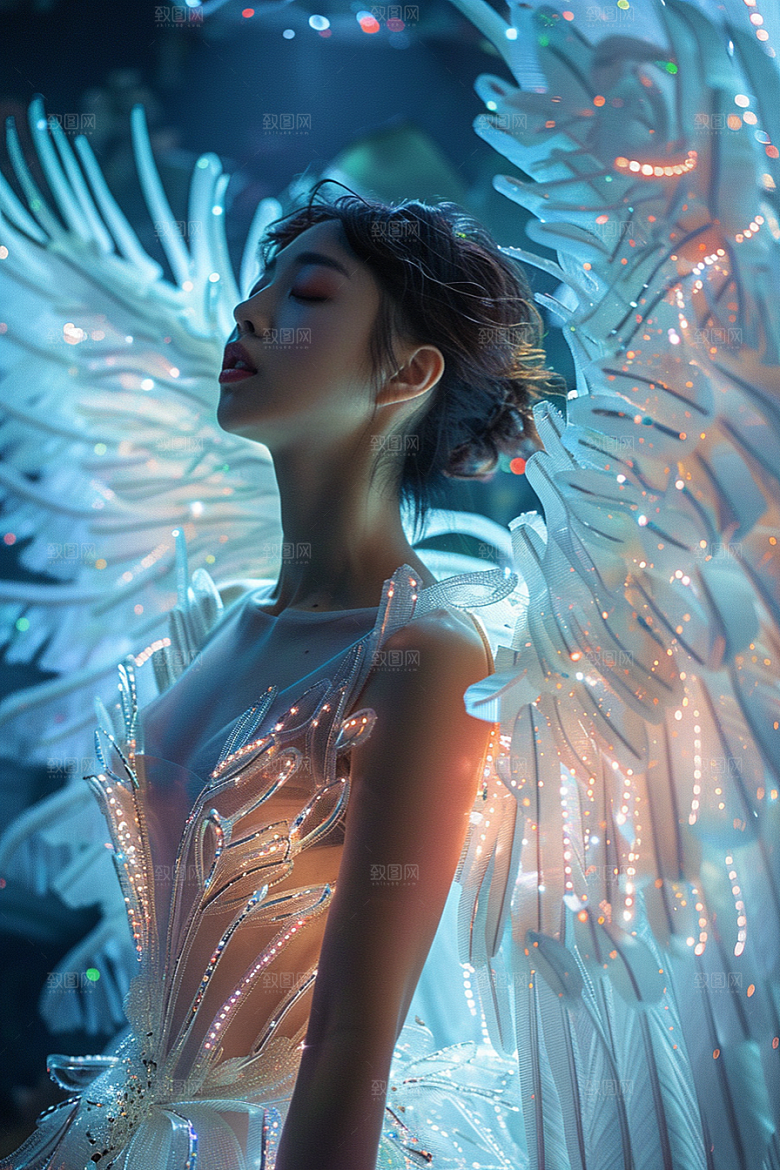 天使女神梦幻高清摄影图