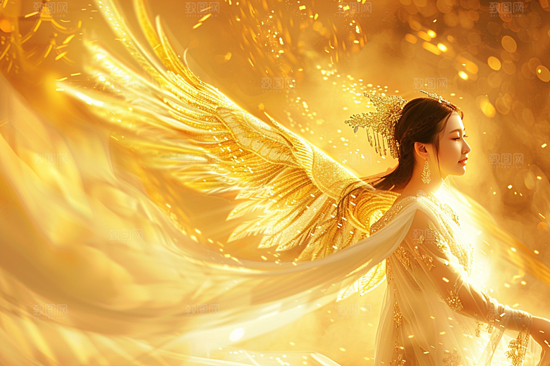 天使女神高清写真摄影图