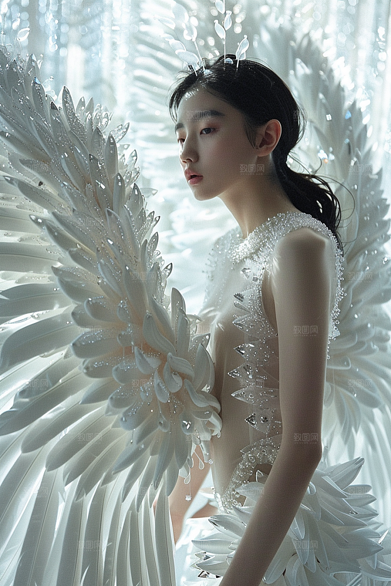 天使女神美女梦幻摄影图