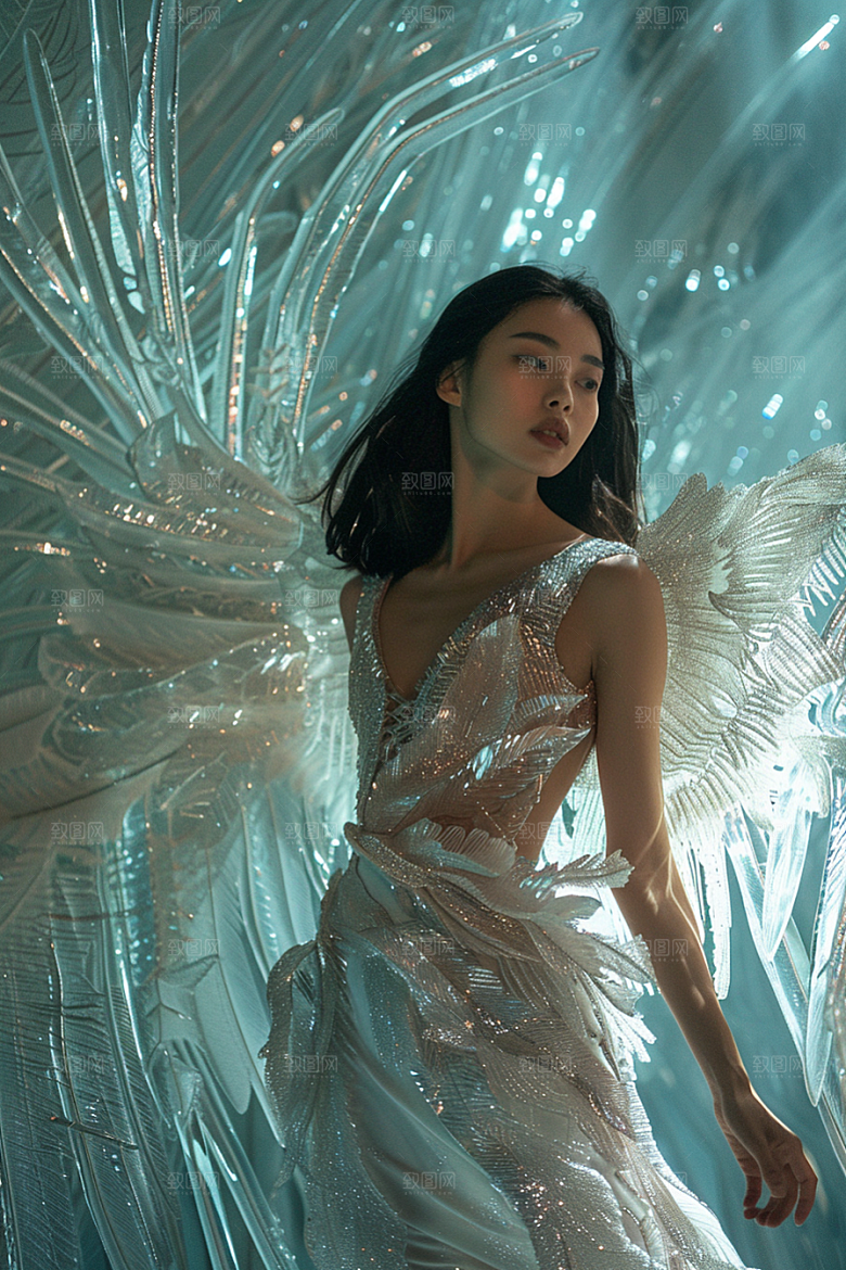 天使女神纯洁人物摄影图