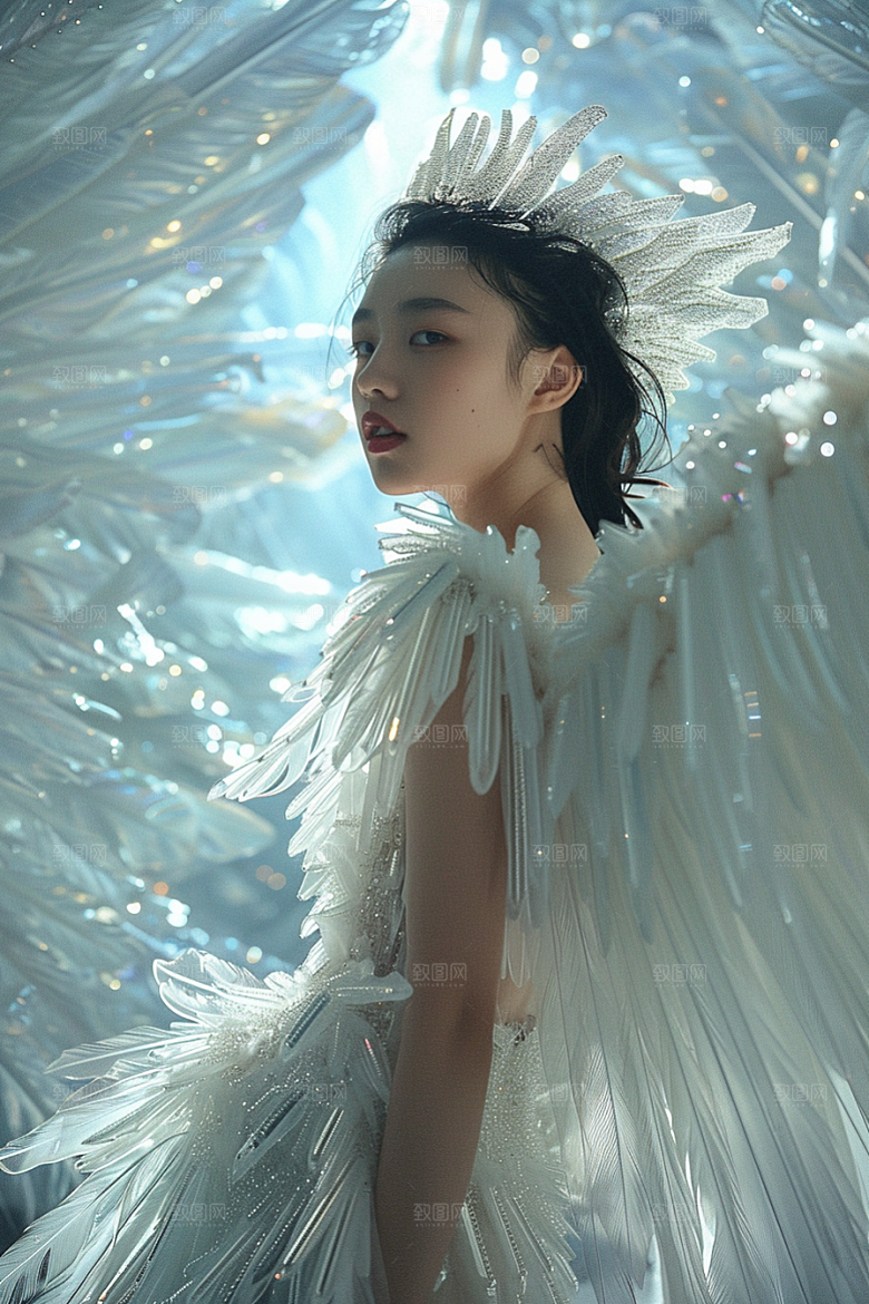天使女神唯美高清摄影图