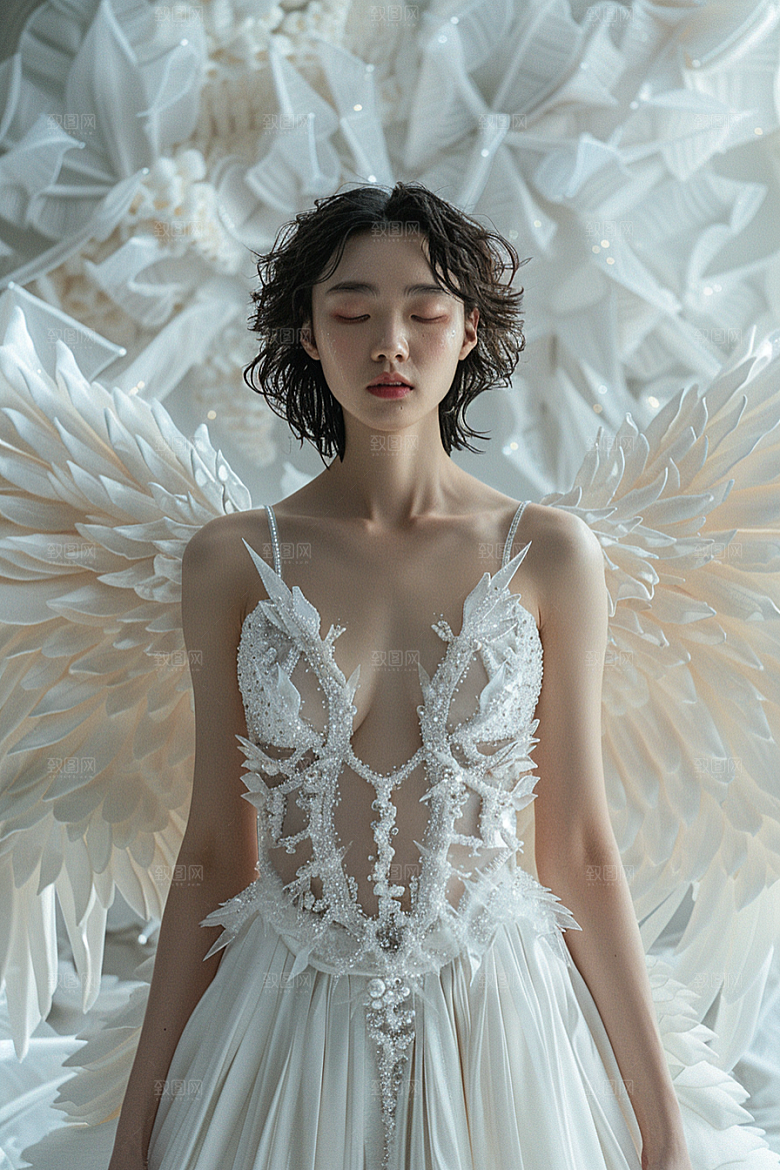 天使女神梦幻写真摄影图