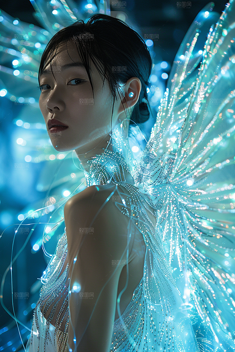 天使女神纯洁人物摄影图
