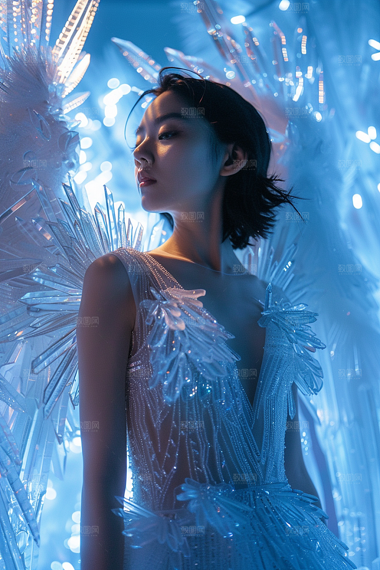 天使女神纯洁梦幻摄影图