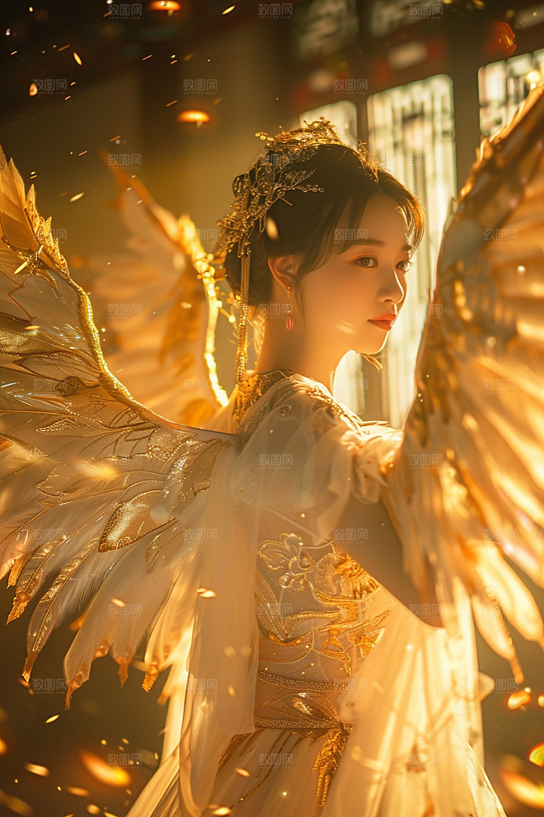 天使女神高清仙女摄影图