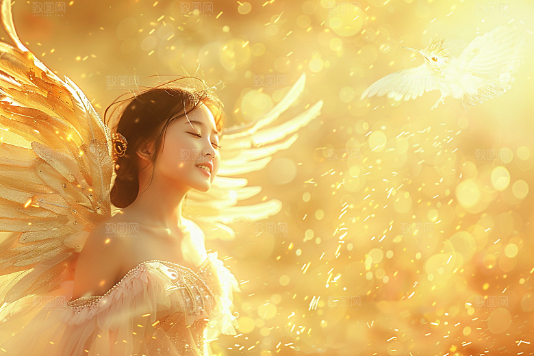 天使女神高清唯美摄影图