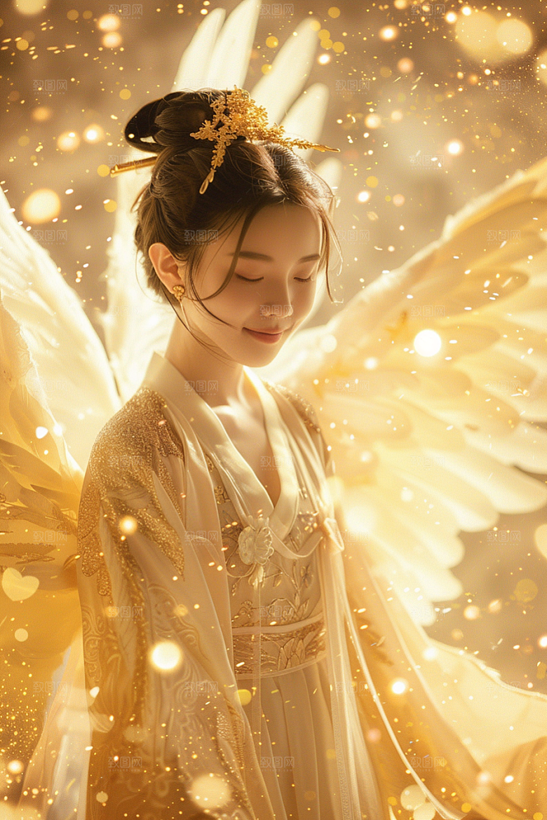 天使女神纯洁人物摄影图