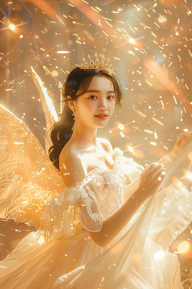 天使女神梦幻写真摄影图