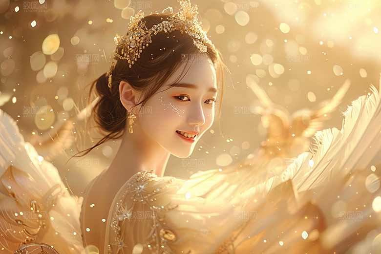 天使女神仙女梦幻摄影图