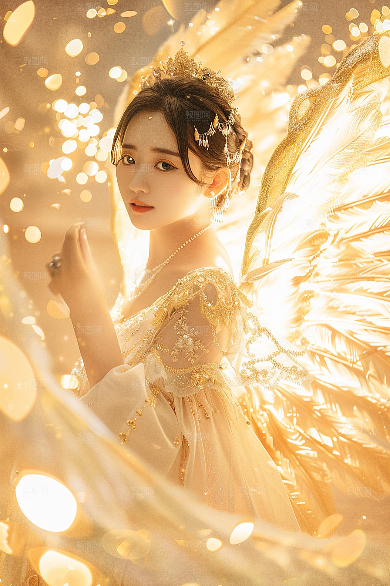 天使女神高清唯美摄影图