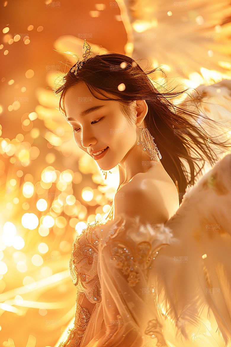 天使女神人物高清摄影图