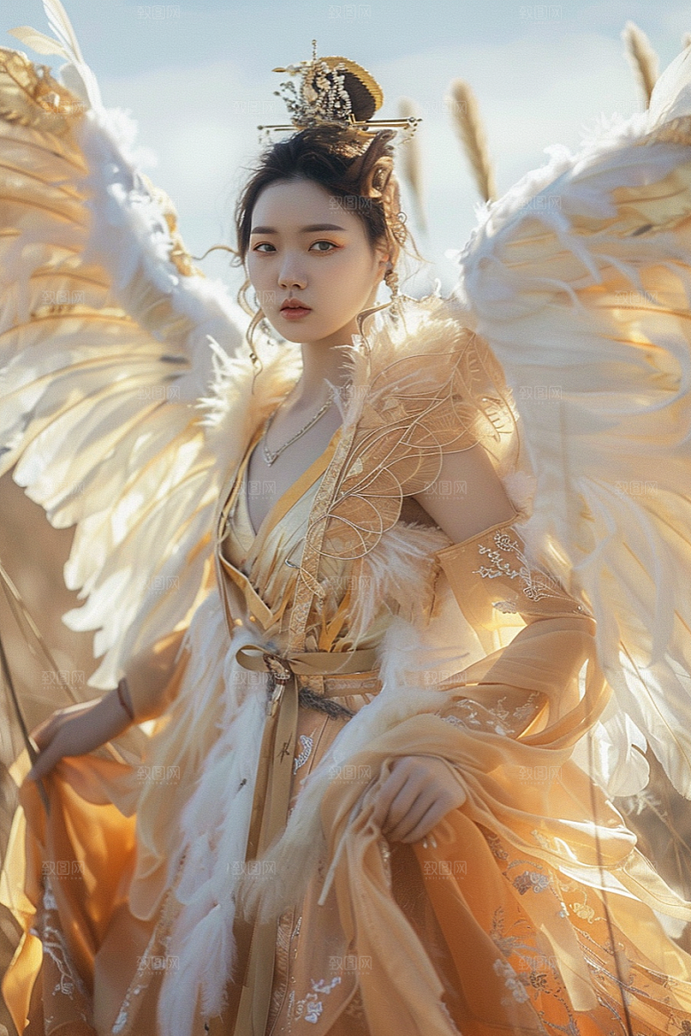 天使女神唯美梦幻摄影图