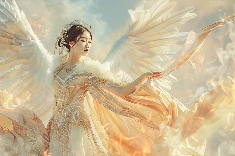 天使女神高清唯美摄影图