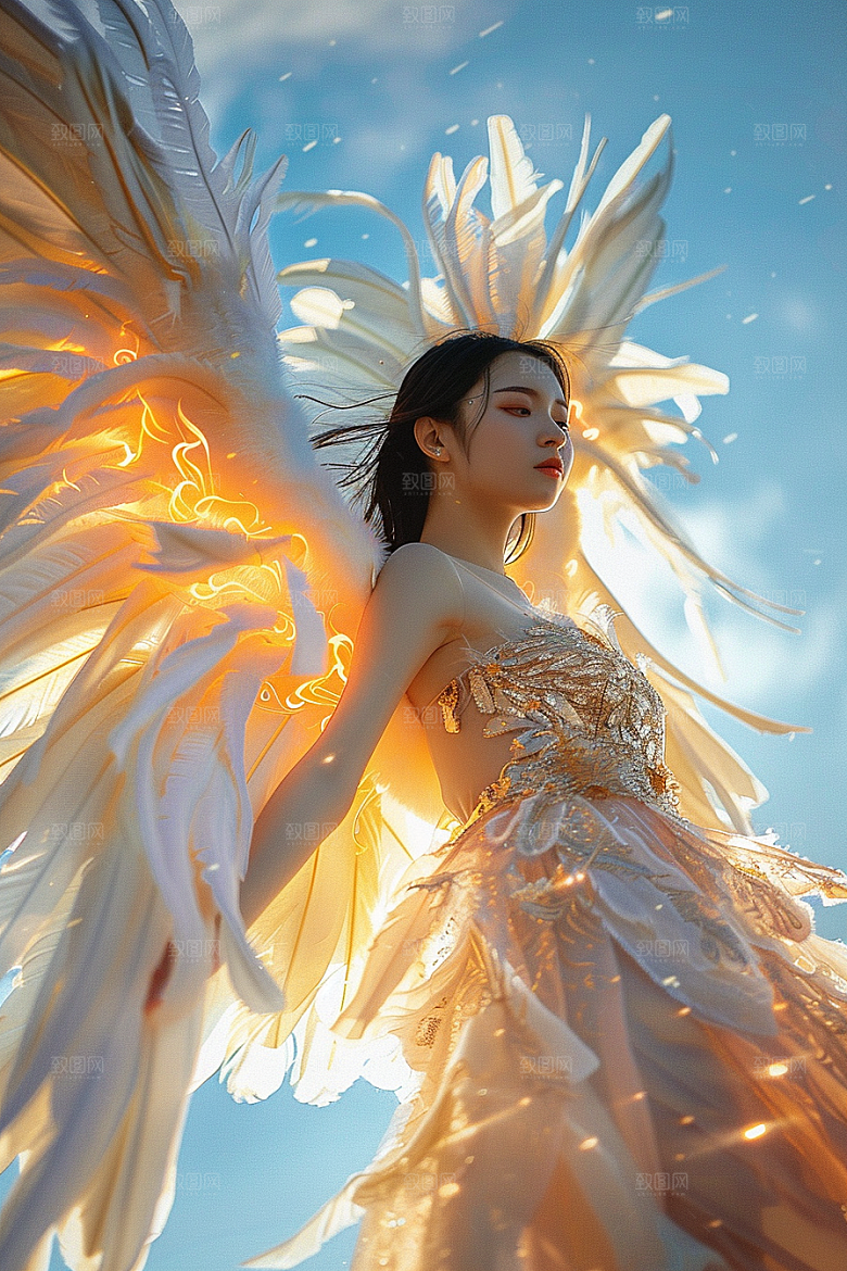 天使女神高清人物摄影图
