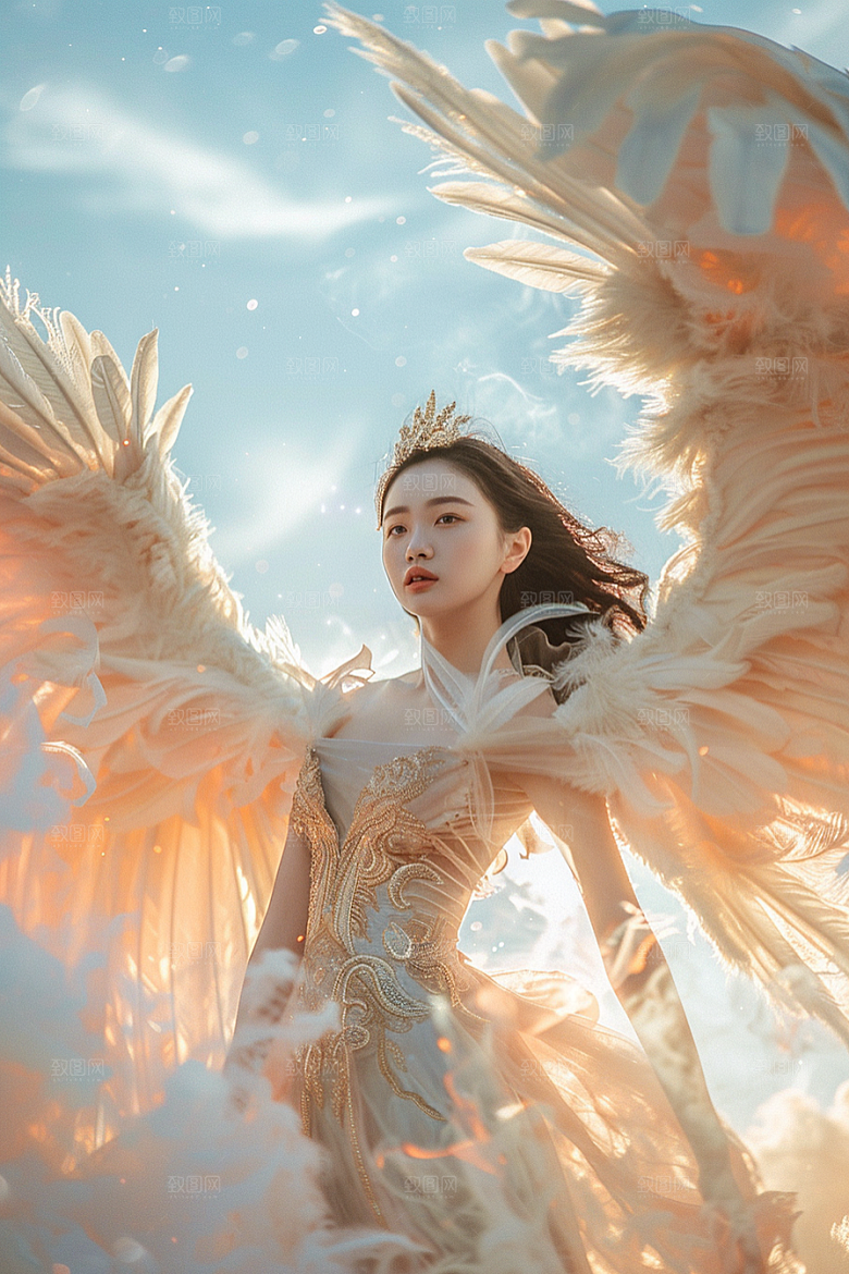 天使女神高清人物摄影图