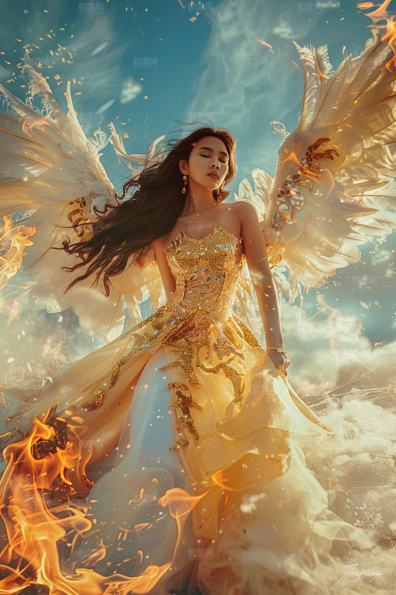 天使女神高清人物摄影图