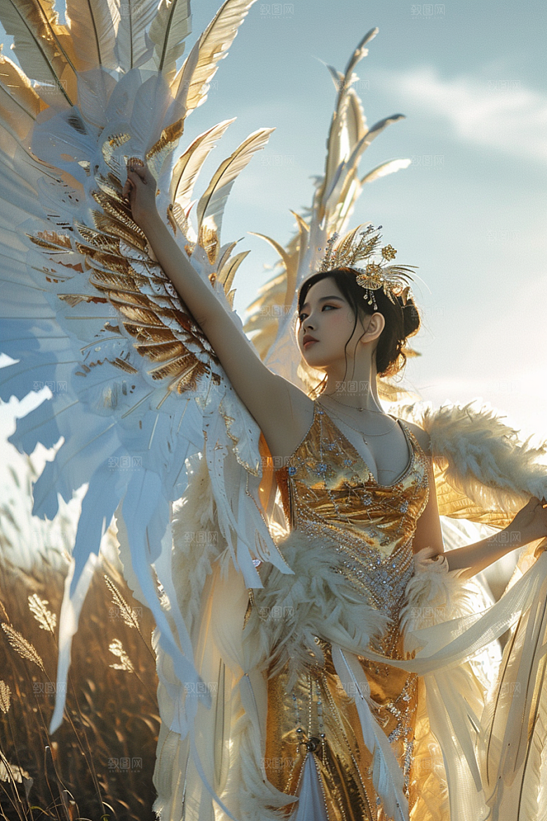 天使女神高清纯洁摄影图