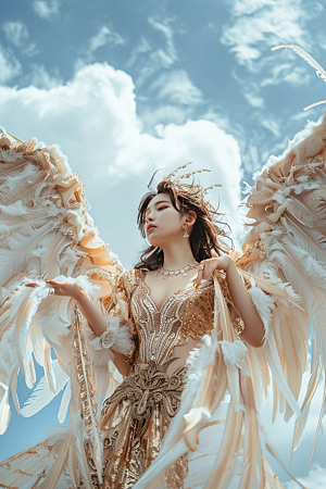 天使女神高清仙女摄影图