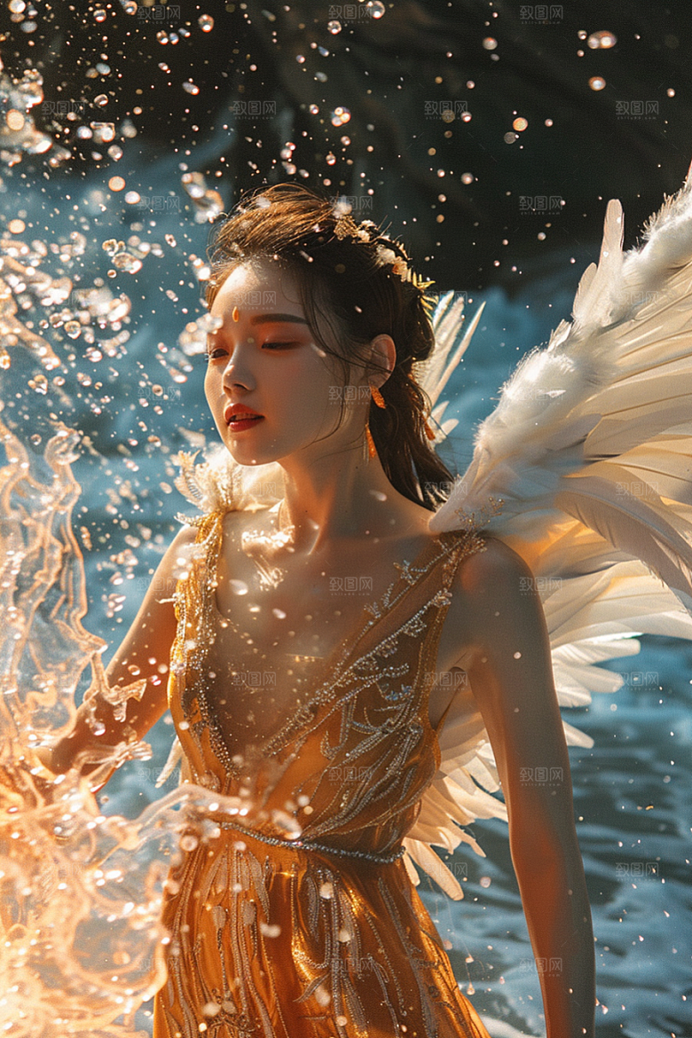 天使女神高清唯美摄影图