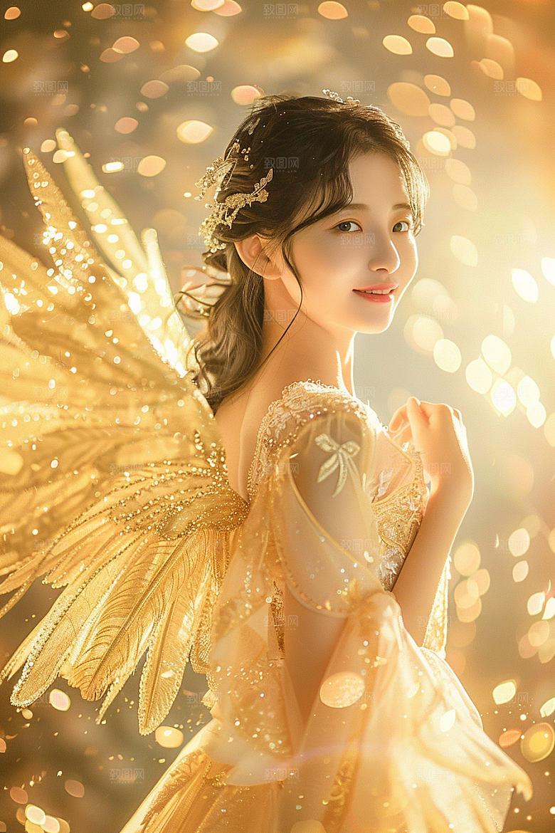 天使女神高清梦幻摄影图