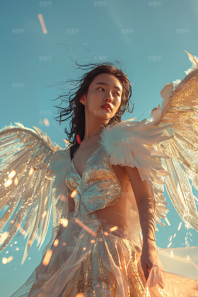 天使女神高清梦幻摄影图