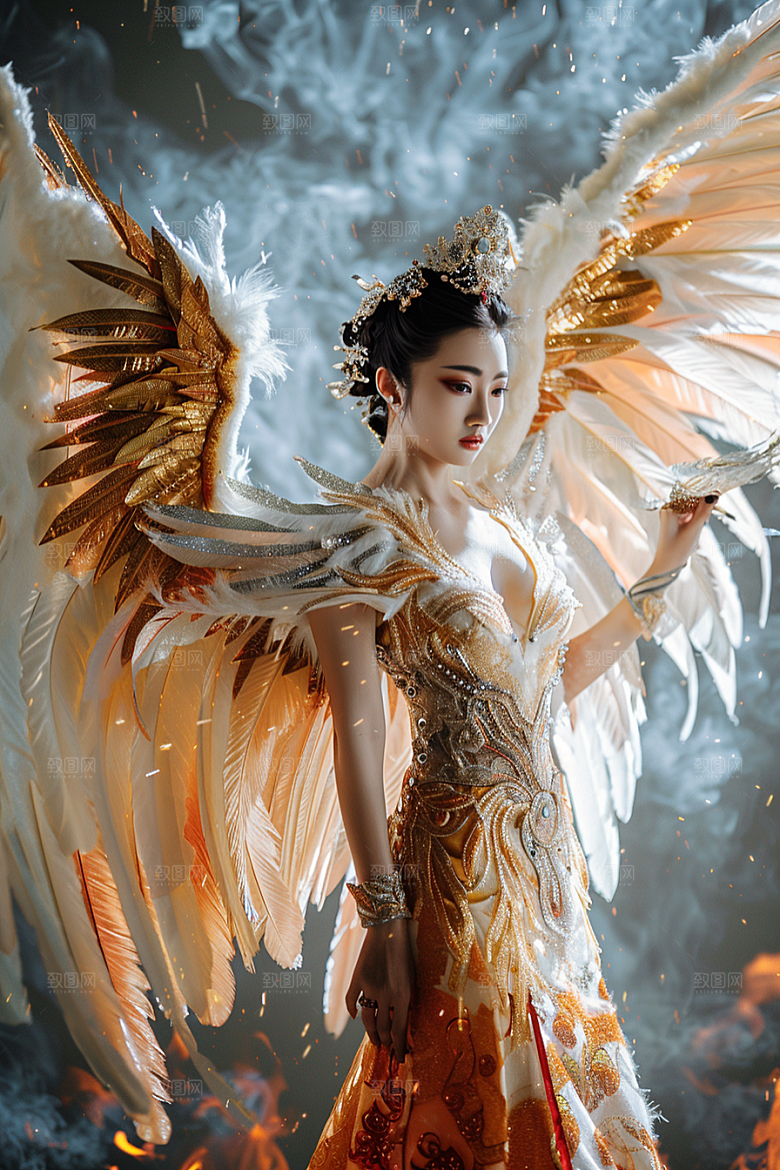 天使女神唯美梦幻摄影图