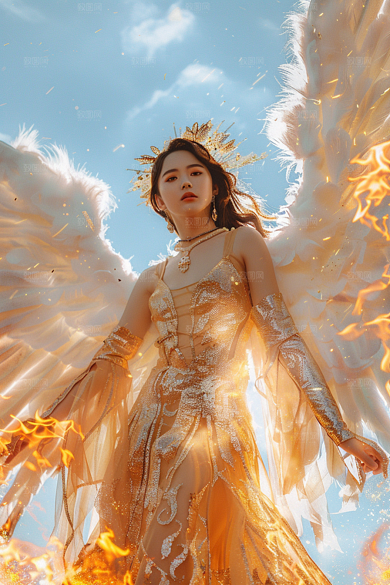 天使女神人物高清摄影图