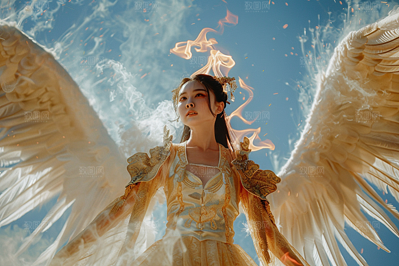天使女神人物仙女摄影图