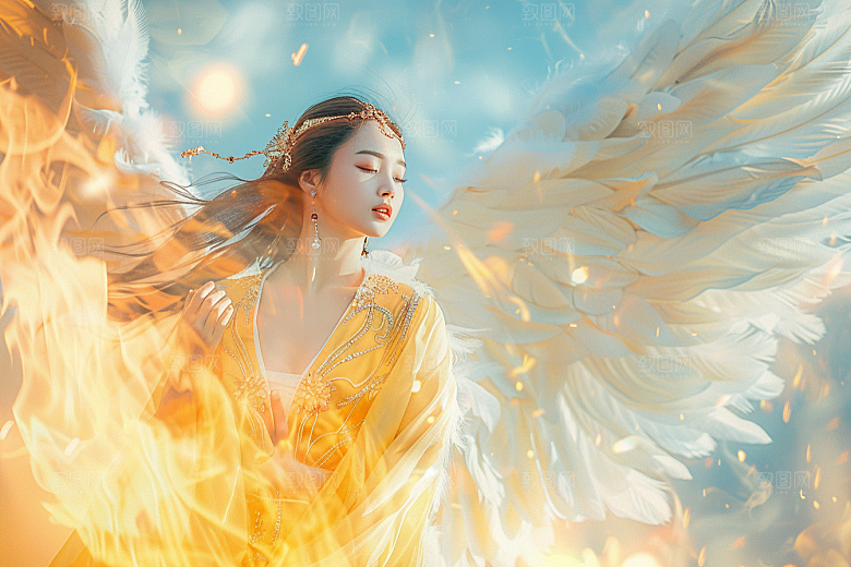 天使女神仙女人物摄影图