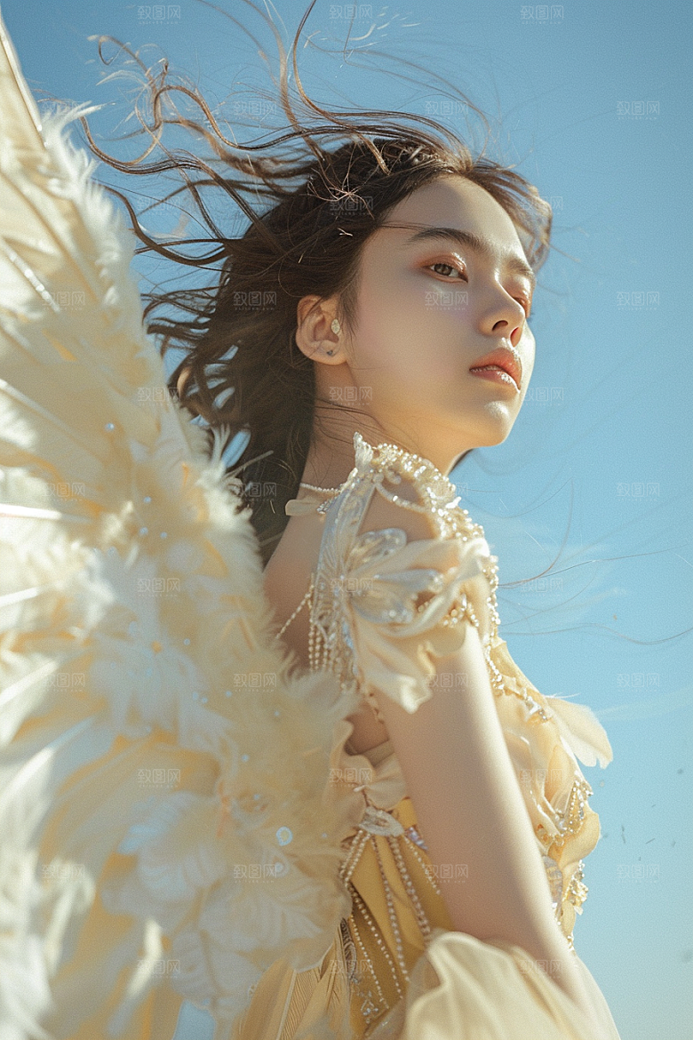 天使女神纯洁高清摄影图