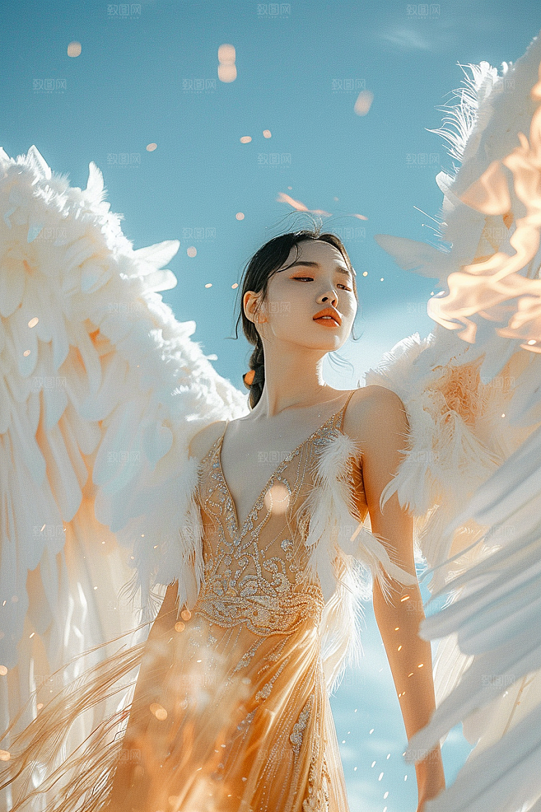 天使女神高清仙女摄影图